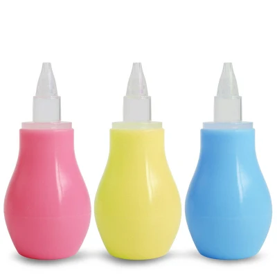 Inalador nasal infantil de silicone para cuidados com o nariz, prevenção de refluxo, limpeza de ponta macia